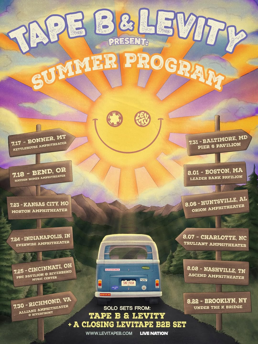 Tape B Summer Program Tour Poster 2026
