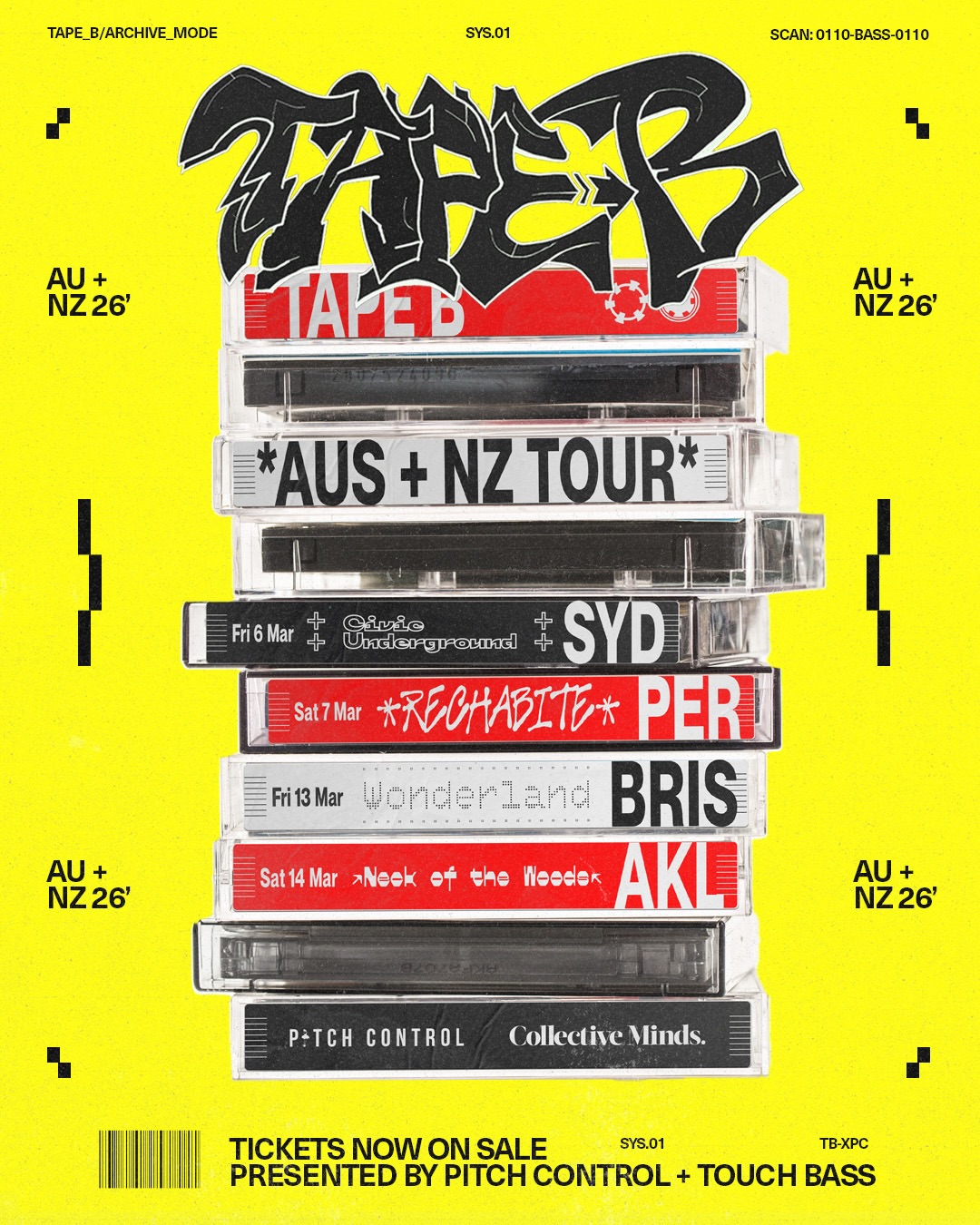 Tape B Summer Program Tour Poster 2026